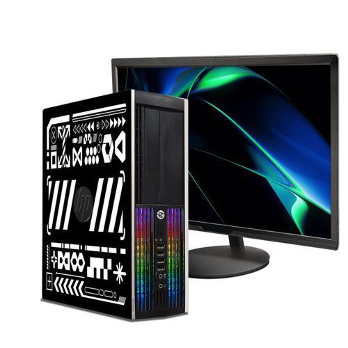 HP Ordinateur de Bureau Gaming PC Intel Quad Core I7 jusqu' 3,8 G, GeForce GT 1030 2G, 16 G, SSD 512 G, WiFi 600 M, Bluetooth 5.0, Nouveau 24