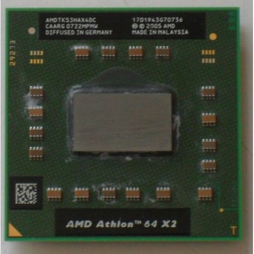 HP Pavilion AMD TK53HAX4DC CAARG 0722MPMW DIFFUSED IN GERMANY 1701943G70736 2005 AMD  CPU processor Athlon 64x2 T 29273