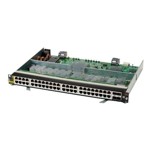 HPE Aruba 6400 48-port HPE Smart Rate 1/2.5/5GbE Class 6 PoE and 4-port SFP56 v2 Module - Commutateur