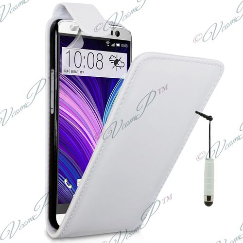 Etui Simili Cuir Pour Htc One (M8) 5.0