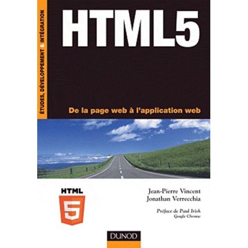 Html 5 - De La Page Web  L'application Web    Format Beau livre 