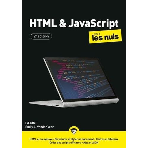 Html & Javascript Pour Les Nuls   de VANDER VEER Emily A.  Format Beau livre 