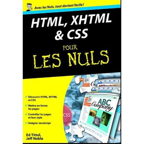 Html, Xhtml & Css Pour Les Nuls    Format Poche 