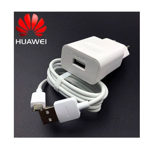 Huawei Original - Chargeur Adaptateur Prise Secteur USB 2A + Cable Cordon 1m en microUSB Pour tlphone P Smart / 2019 / P Smart 2020 / P10 Lite/ Y8s Y6s Y7 Y7p Y6 Y6p Y5 Y5p / Enjoy 10e / P40 lite E