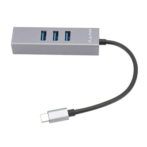 Hub de donnes USB C  4 ports Hub USB 5 Gbit/s 4 Gbit/s 4 USB 3.0 pour Windows pour systme Linux
