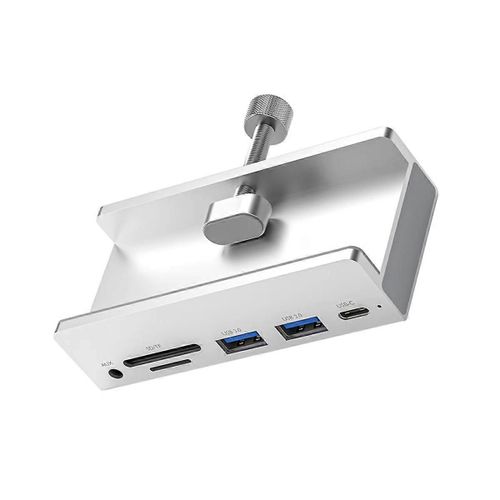 HUB USB 3.0 6-en-1 Clip USB sur la station d'accueil Adaptateur USB 3.0 Multi Splitter Adaptateur haute vitesse 5 Gbit/s