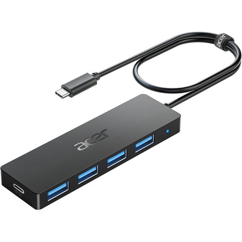 Hub USB C 3.0 vers 4 Ports USB,Hub Multiport USB C (Thunderbolt 3),Extension Adaptateur USB C,pour iPhone 16 Plus ProMax,MacBook Pro Air 2023 iMac iPad Pro Air Surface Pro Galaxy S24(60cm).[W65]