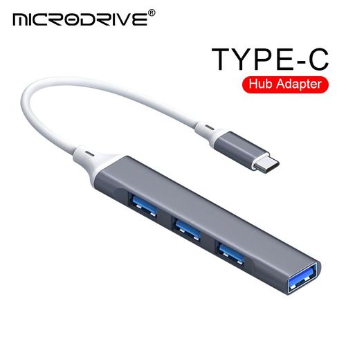 HUB USB C 3/5/6 en 1 pour carte mmoire/flash USB/adaptateur de carte SD/USB 2.0/3.0/Micro Mini lecteur de carte/carte TF 6 emplacements - Type 4 in 1 Type C HUB