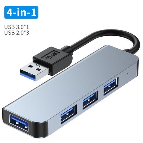 HUB USB Type-c  4K compatibles HDMI VGA RJ45 3.5mm Jack USB 3.0 MOYEU 11 en 1 Adaptateur Rpartiteur USB PD Charge Station D'accueil - Type A-4 In 1 USB