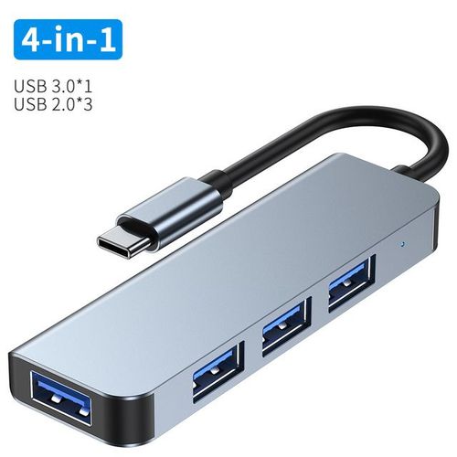 HUB USB Type-c  4K compatibles HDMI VGA RJ45 3.5mm Jack USB 3.0 MOYEU 11 en 1 Adaptateur Rpartiteur USB PD Charge Station D'accueil - Type B-4 In 1 Type C
