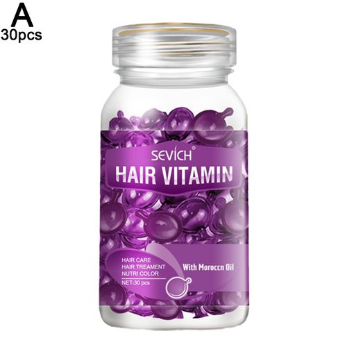 Huile Capillaire En Capsule De Vitamine Pour Femmes, Kratine Soyeuse Et Lisse, Soin Rparateur Des Cheveux, Dommages Naturels, Traitement Complexe  Base D'extrait, Nourrissant, B8m5