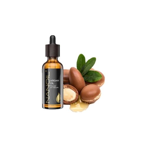 Huile De Argan Nanoil Argan Oil 50ml - Huile Naturelle, Presse  Froid Et Non-Raffine Pour Les Soins Du Visage, Du Corps Et Des Cheveux