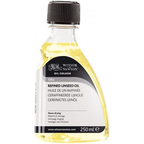 Huile De Lin Raffine - Peinture  L'huile - 250ml - Winsor & Newton