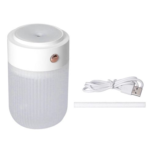 Humidificateur  brume frache Mini Portable 250mL USB Ultra Silencieux Diffuseur avec Veilleuse ColoreBlanc