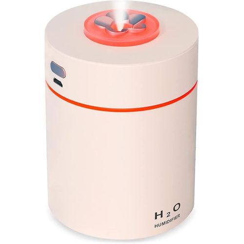 Humidificateur compact  brume frache pour chambre  coucher avec 7 lumires colores, arrt automatique et fonctionnement silencieux