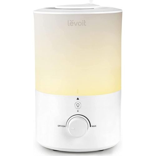 Humidificateur d'Air 3L Top-Fill,25H d'Autonomie,<28dB Ultrasonique Silencieux,avec Veilleuse,Diffuseur,Arrt Automatique,Buse  360,Brume Froide,Sans BPA pour Chambre Dual 150