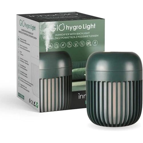 Humidificateur d'Air  Ultrasons avec Veilleuse,Modle pour Chambre Silencieux,cran Tactile Intuitif,Jusqu' 8H d'Autonomie,Rservoir 600ml,Recharge par Cble USB-C,Vert