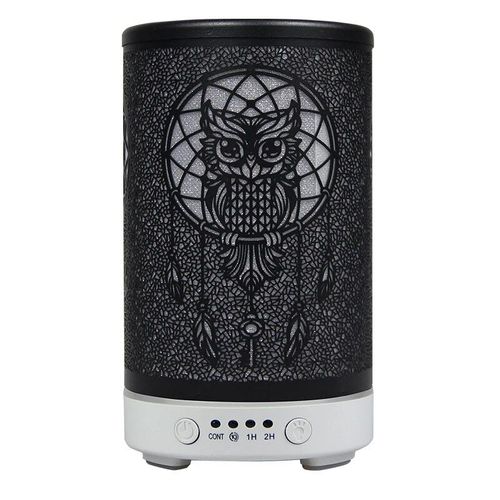 Humidificateur d'air  ultrasons avec veilleuses LED,diffuseur de parfum d'arme,appareil mnager intelligent,fonction de synchronisation,parfum de chambre,100ml - Type white-EU