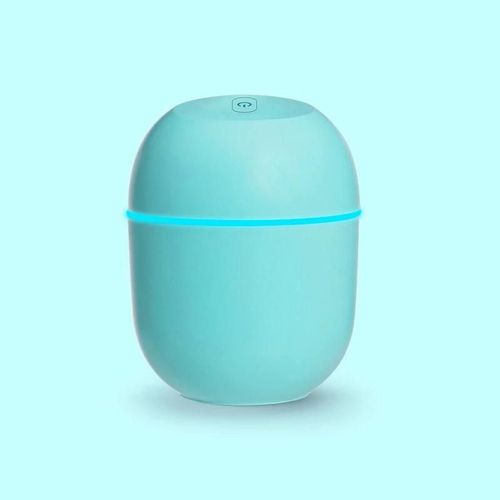 Humidificateur d'air USB 220ml avec brume  2 modes LED Veilleuse Humidificateur Brumisateur avec fonction de synchronisation Silencieux pour le bureau  domicile vert,Style I