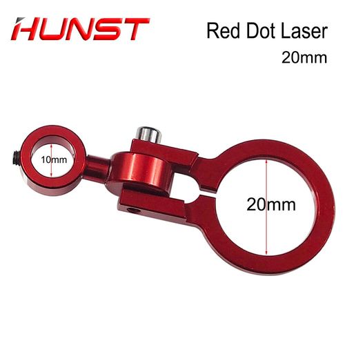 Hunst-Ensemble De Supports  Points Rouges,Dispositif Technique  Diode,Positionnement Pour Bricolage,Gravure Laser Co2,Tte De Dcoupe,Dia: 20mm,25mm,Dc5v - Type Red Dot Base(20mm)