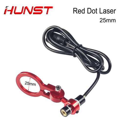 Hunst-Ensemble De Supports  Points Rouges,Dispositif Technique  Diode,Positionnement Pour Bricolage,Gravure Laser Co2,Tte De Dcoupe,Dia: 20mm,25mm,Dc5v - Type Red Dot Set(25mm)