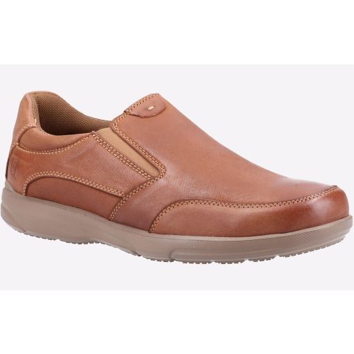 Hush Puppies Aaron Chaussures Slip On Mocassins En Cuir Hommes Brun 40