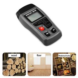 Hygromètre à affichage LCD 9V 0-99.9%, détecteur d'humidité du bois, mesure  précise numérique du Carton au sol en papier