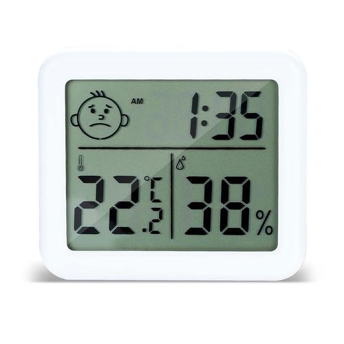 Hygromtre Numrique Thermomtre Interieu, Maison Thermomtre D'intrieur, Lcd Hygromtre Haute Prcision, Pour Le Confort Du Bureau  Domicile Thermomtre De Reptile