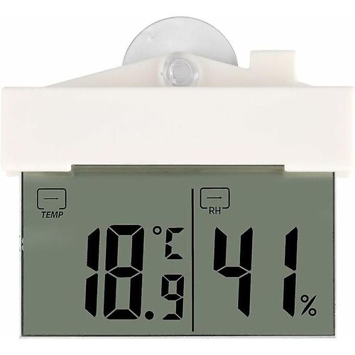 Hygromtre, Thermomtre D'intrieur Multifonction Avec cran Lcd Numrique  Ventouse Et Enregistrement Min/Max, Interrupteur C/F