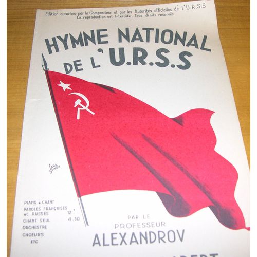 Hymne Nationale De L' U .R. S. S.