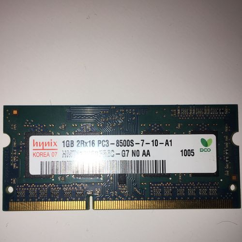 Hynix 2Rx16 PC3-8500S-7-10-A1 HMT112S6BFR6C-G7 N0 AA