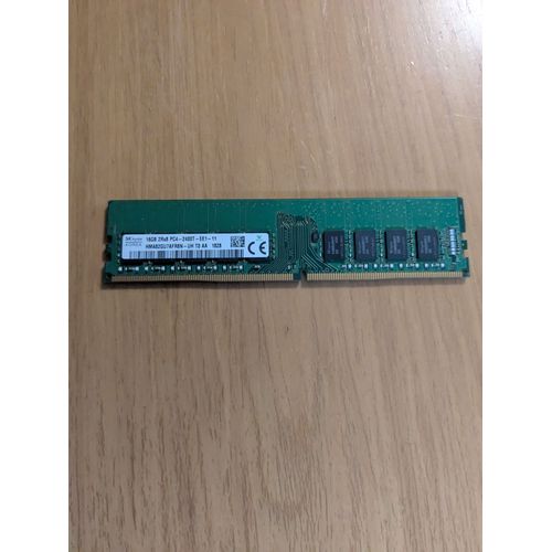 Hynix IC 16 Go DDR4 2400MHz PC4-19200 Unbuffered ECC 1.2V CL17 2Rx8 Mise  Niveau du Module RAM de mmoire de Serveur UDIMM  Double Rang 288 Broches.[G608]