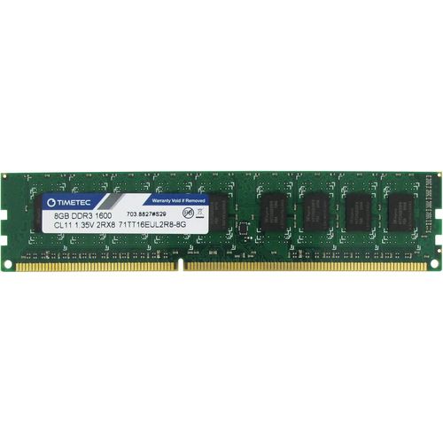 Hynix IC 8 Go DDR3L 1600 MHz PC3-12800 Unbuffered ECC 1,35 V CL11 2Rx8 Mise  Niveau du Module RAM de mmoire de Serveur UDIMM  Double Rang 240 Broches