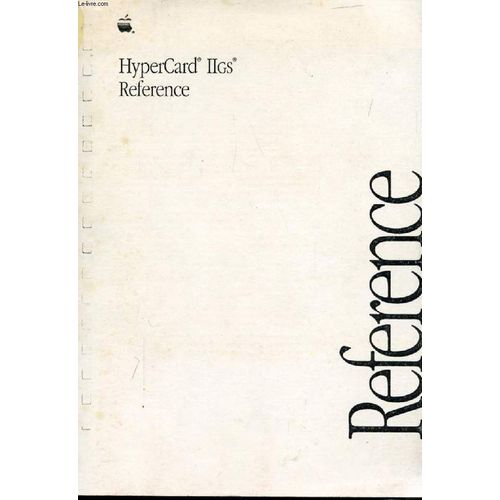 Hypercard Iigs Reference   de COLLECTIF  Format Broch 