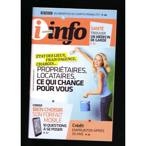 I Comme Info - Janvier 2015  N 96 - Sommaire Complet Sur Scann 2 Sous LAnnonce