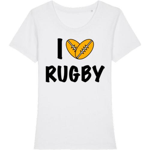 I Love Rugby, T-Shirt Bio Femme Stanley Stella 2.0