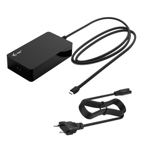 I-Tec Caricatore Universale Usb-C Pd 3.1 140w Per Laptop Smartphone Tablet Nero