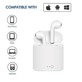 I7s Tws Casque Bluetooth V4 2 Sans Fil Oreillette Bluetooth Wireless Ecouteurs Stereo Avec Etui De Charge Couleur Blanc Rakuten