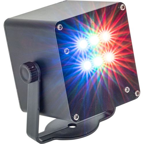 Ibiza Light TINYLED-RGB-STROBE - Effet A LED 6 X 1W RGB Miniature Sur Batterie