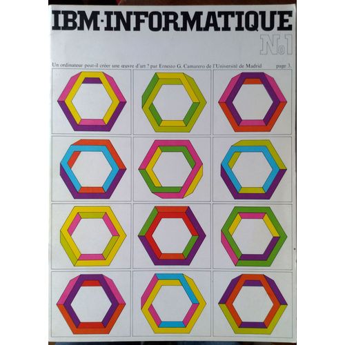 Ibm. Informatique - N1 - Un Ordinateur Peut-Il Crer Une Oeuvre D'art ?