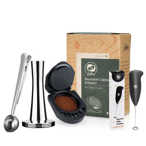Icafilas-Adaptateur de Capsule de Caf Rutilisable Dolce Gusto,Recharge pour Genio S Piccolo XS CIRCOLO MF issima - Type adapter 4