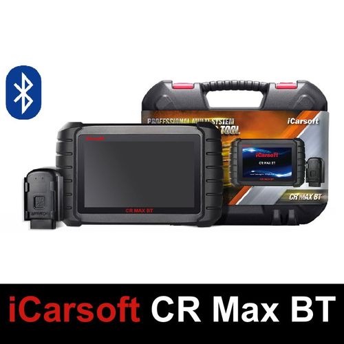 Icarsoft Cr Max Bt - Valise Diagnostic Auto Pro Multi-Marques - Lecture/Effacements Dfauts - Reset Entretiens - Codage Injecteurs - Rgnration Fap