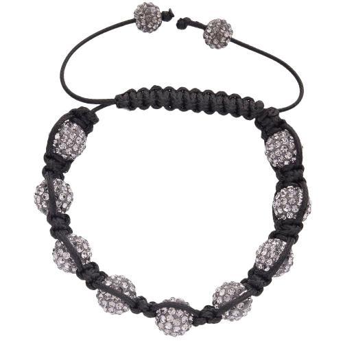 Iced Out Unisex Bracelet - Beads Charcoal