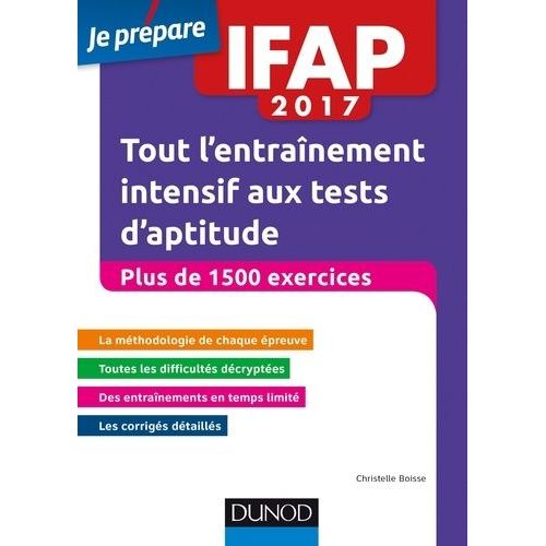 Ifap - Tout L'entranement Intensif Aux Tests D'aptitude    Format Beau livre 