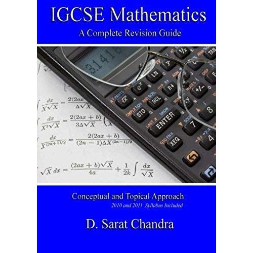 Igcse Mathematics: A Complete Revision Guide   de D. Sarat Chandra  Format Broch 