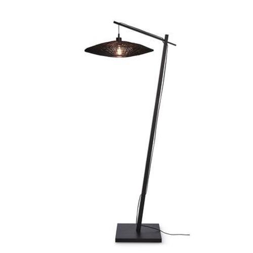 Iguazu-Lampadaire Jute Et Bambou H176cm Noir Good & Mojo  55cm / H 176cm