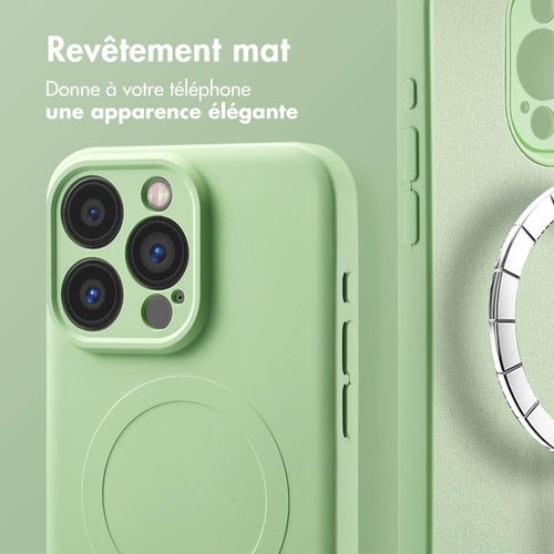 Imoshion Coque Couleur Avec Magsafe Iphone 15 Pro Max Vert