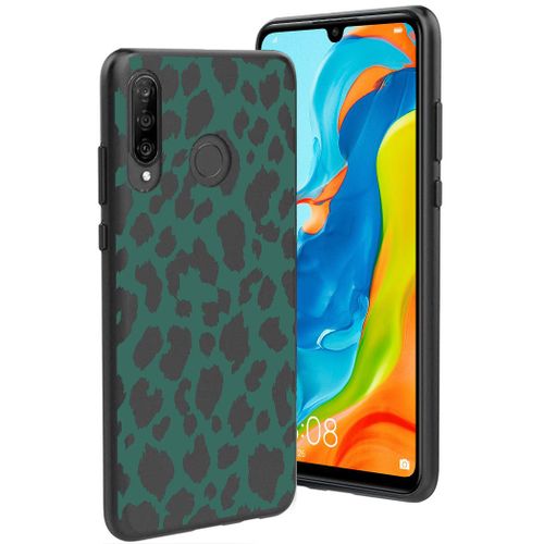 Imoshion Coque Design Huawei P30 Lite - Lopard - Vert / Noir