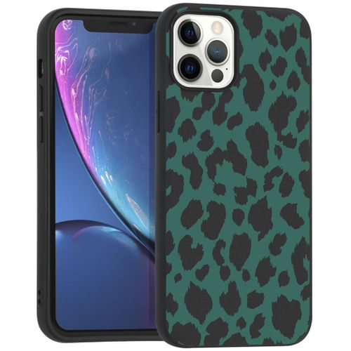Imoshion Coque Design Iphone 12 (Pro) - Lopard - Vert / Noir