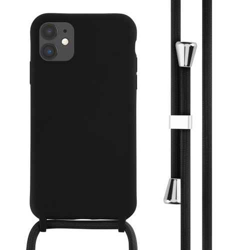 Imoshion Coque En Silicone Avec Cordon Iphone 11 Noir